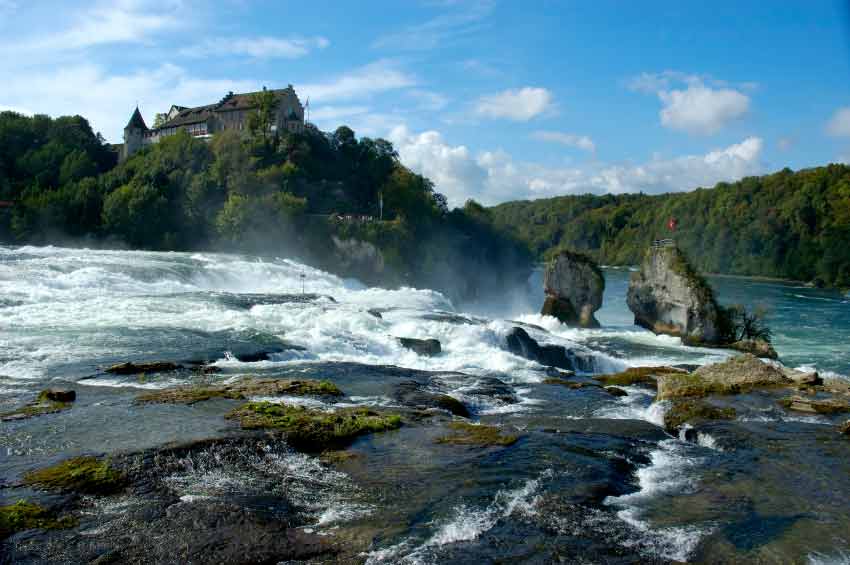 Vodopád - Bodamské jezero
